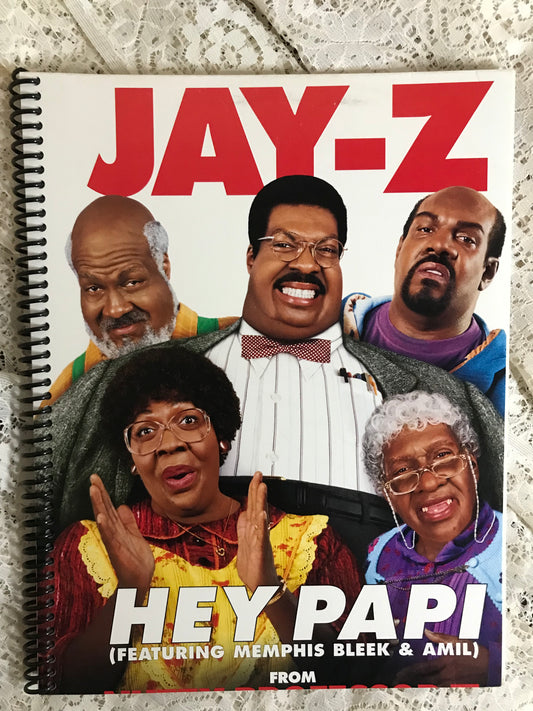Jay Z Hey Papi Album Cover Notebook