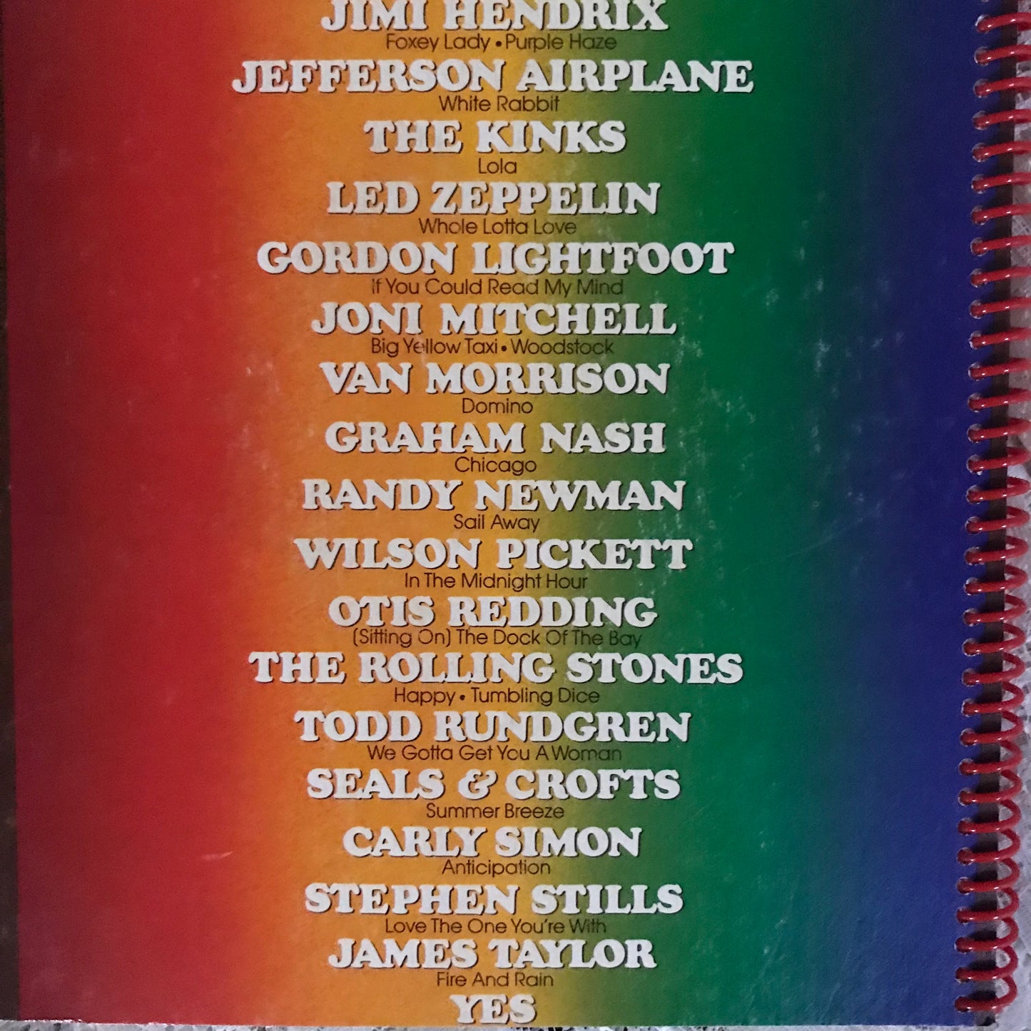 Superstars of the 70s Album Cover Notebook