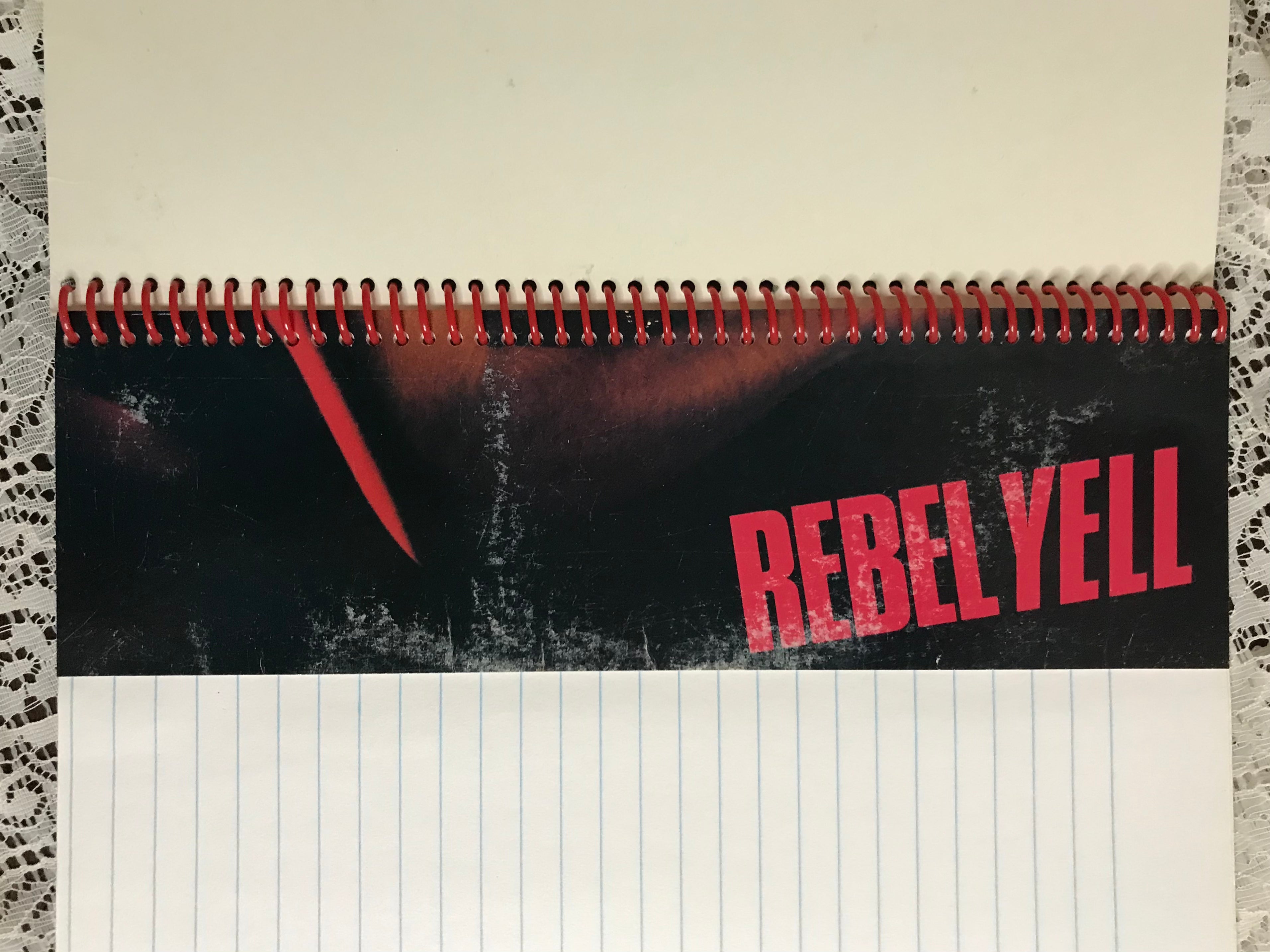 Billy Idol Rebel Yell Album Cover Notebook