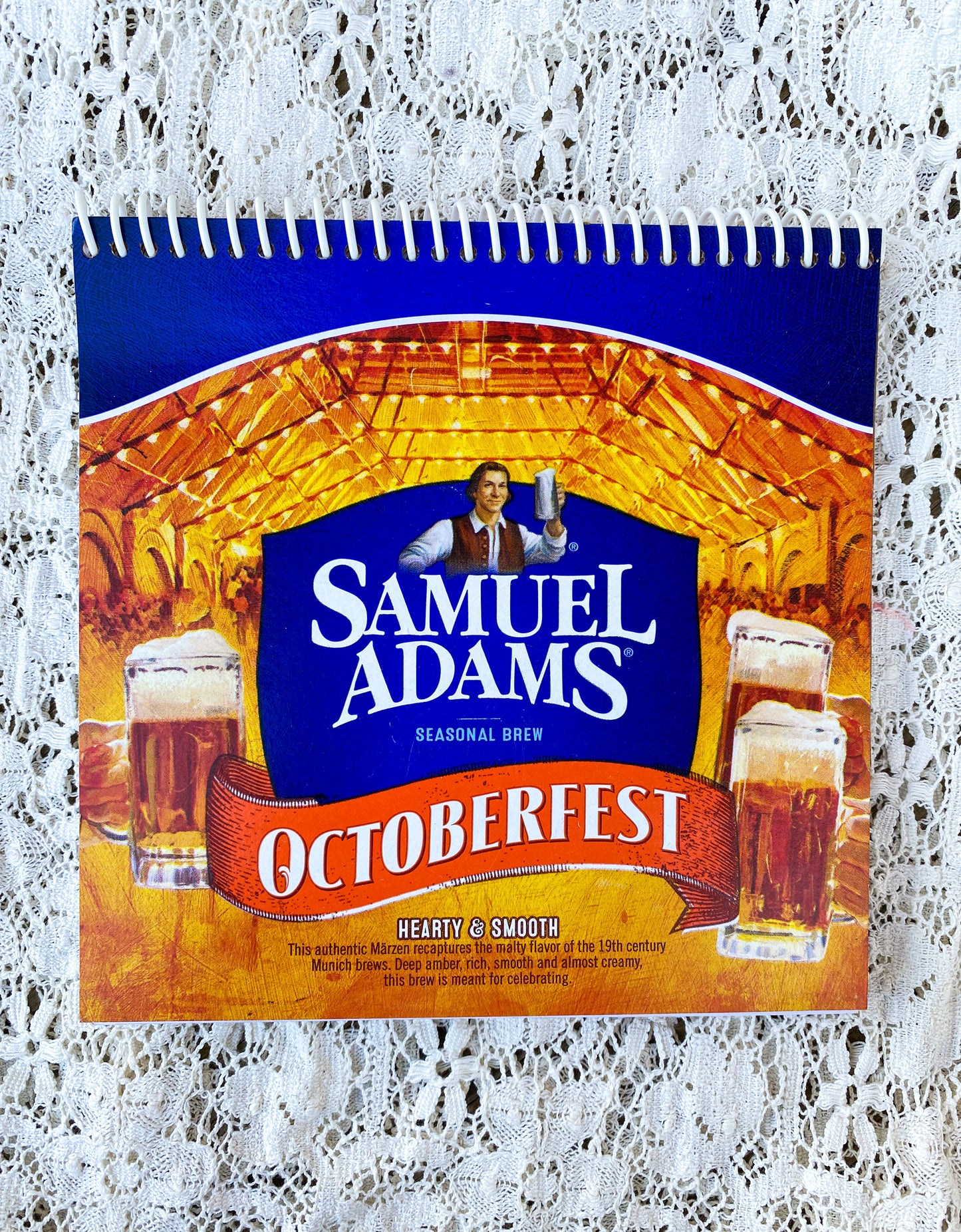 Samuel Adams Octoberfest Recycled Beer Carton Notebook
