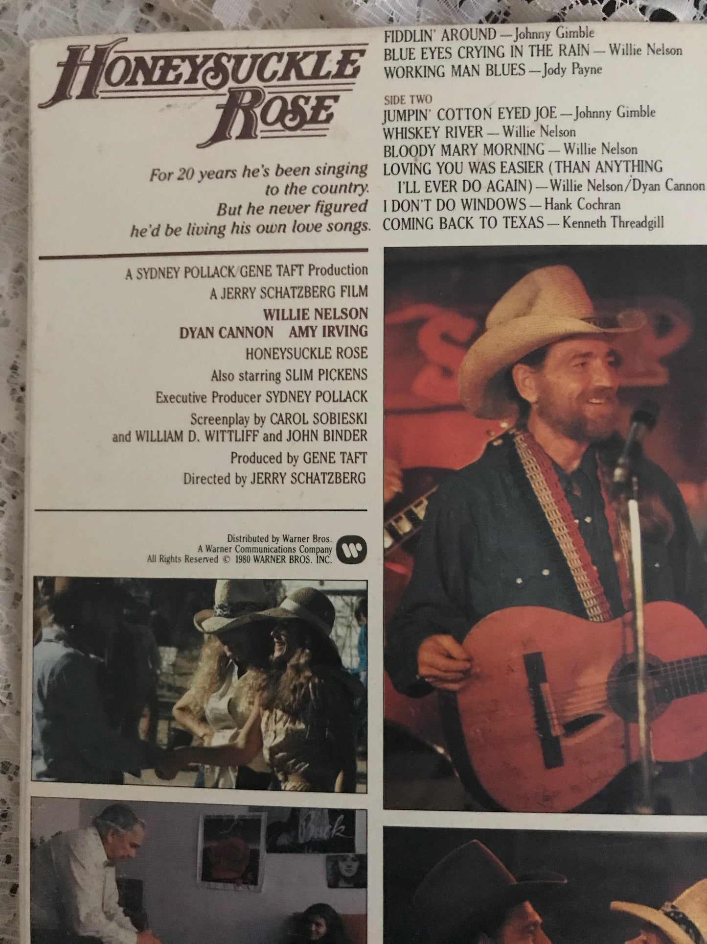 Willie Nelson Honeysuckle Rose Album Cover Notebook