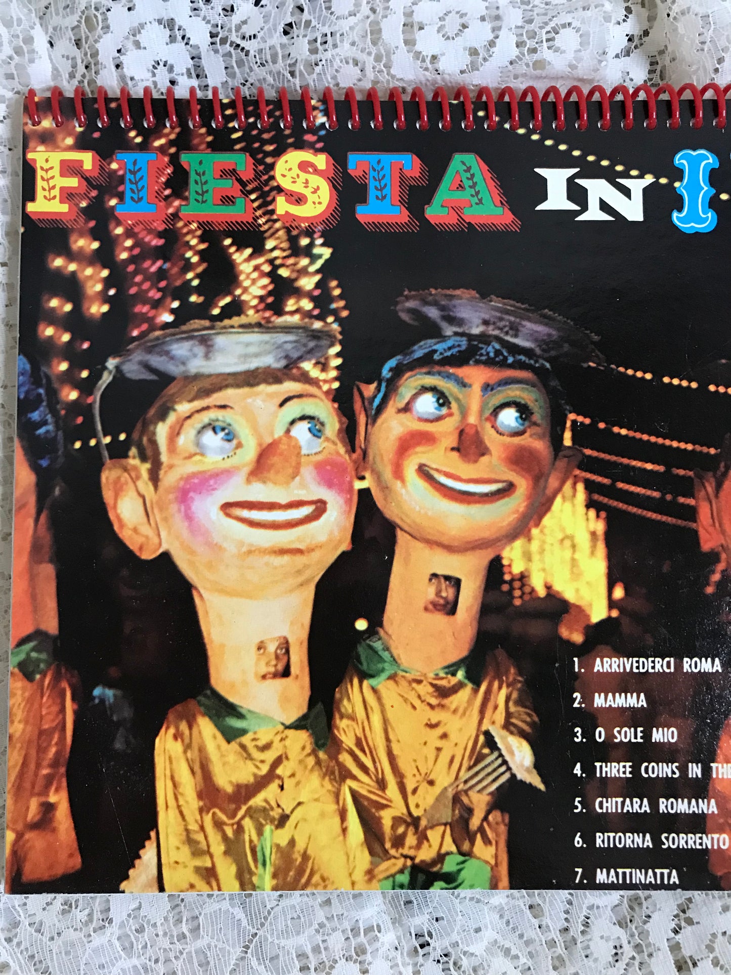 Fiesta in Italy Album Cover Notebook