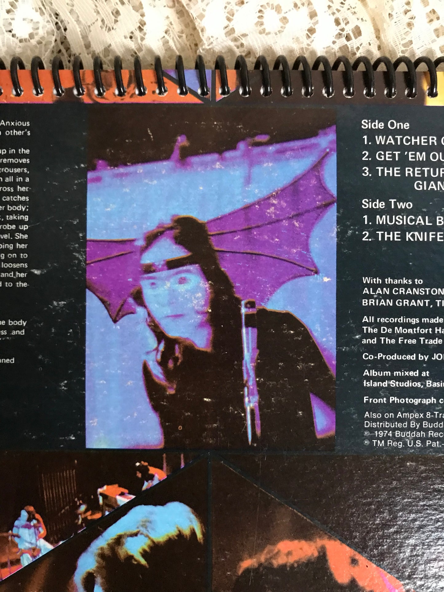 Genesis Live Album Cover Notebook