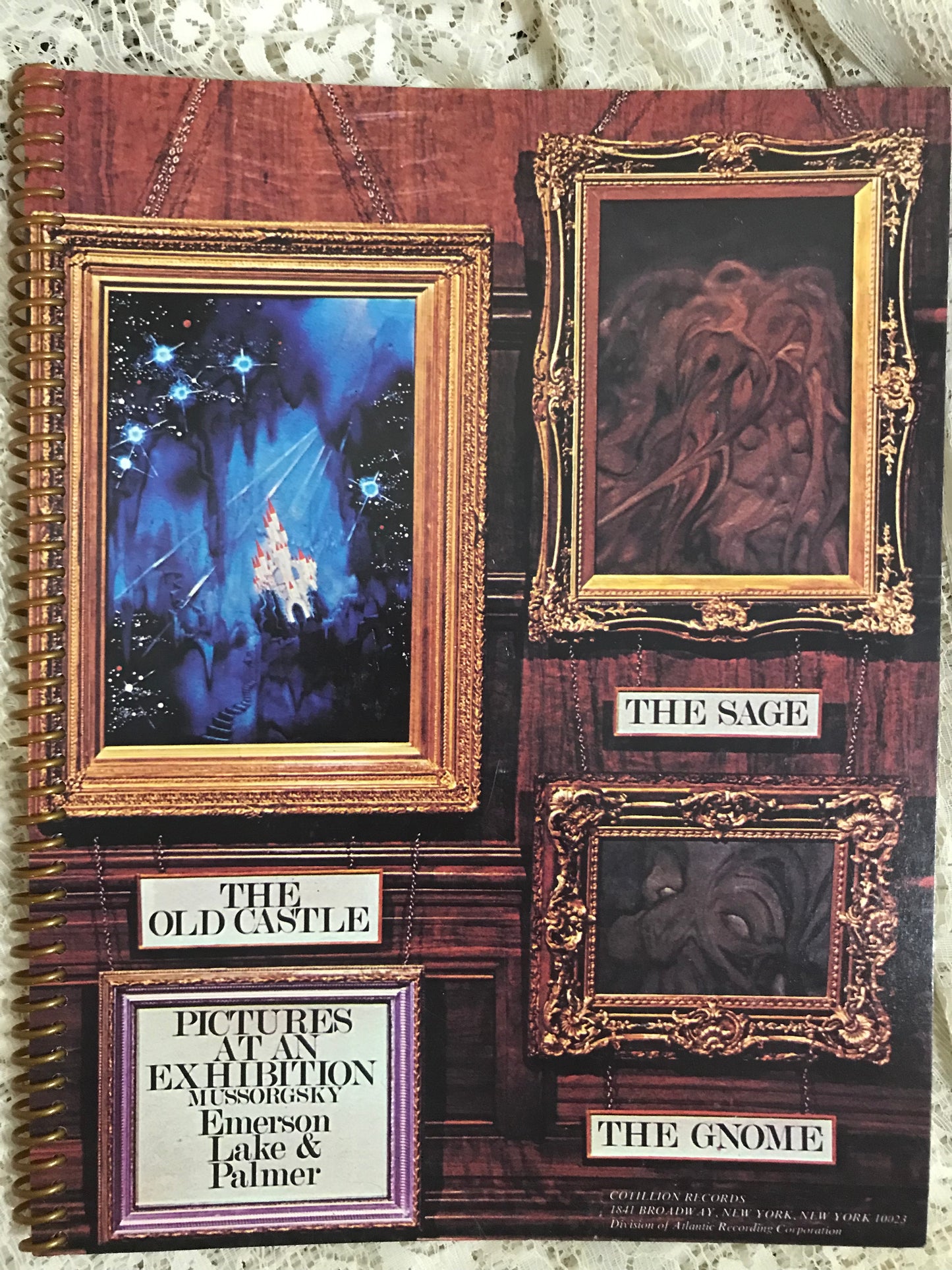 Emerson Lake and Palmer Pictures at an Exhibition Album Cover Notebook