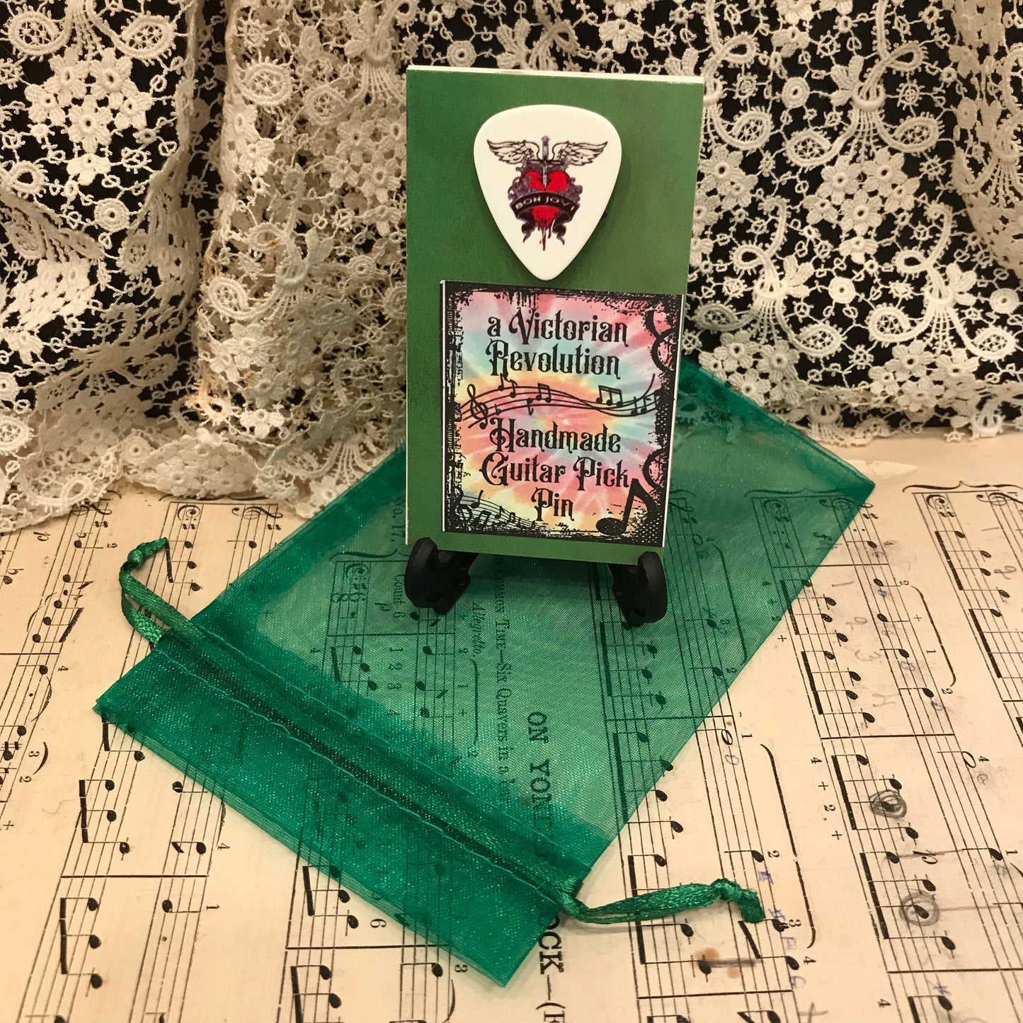 Guitar Pick Pin - Bon Jovi