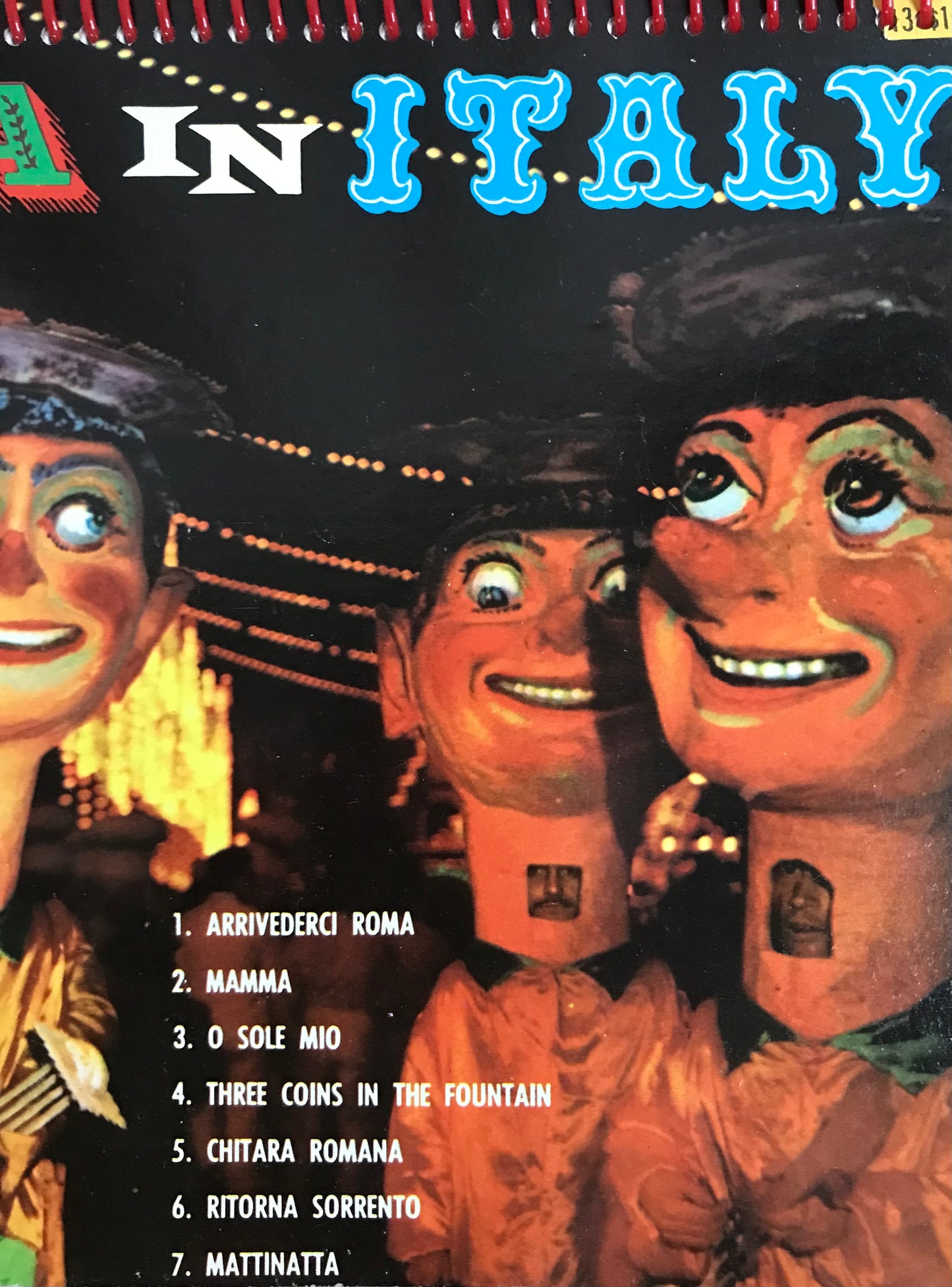 Fiesta in Italy Album Cover Notebook