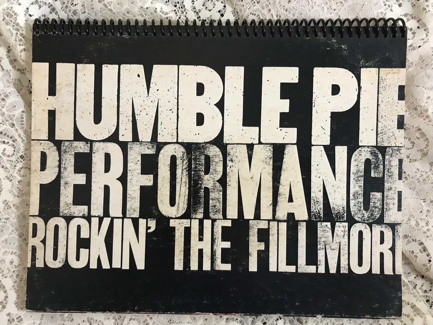 Humble Pie Rockin the Fillmore Album Cover Notebook