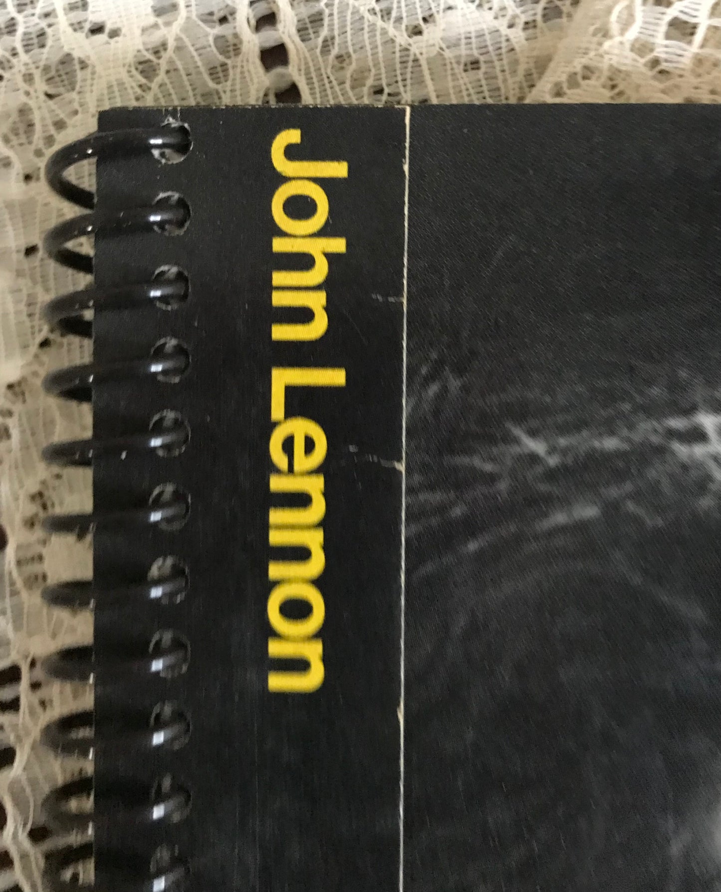 John Lennon and Yoko Ono Double Fantasy Recycled Album Cover Notebook RARE