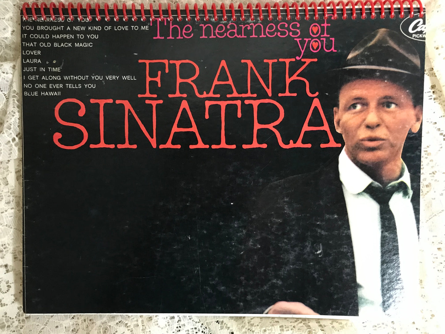 Frank Sinatra  The Nearness of You Album Cover Notebook
