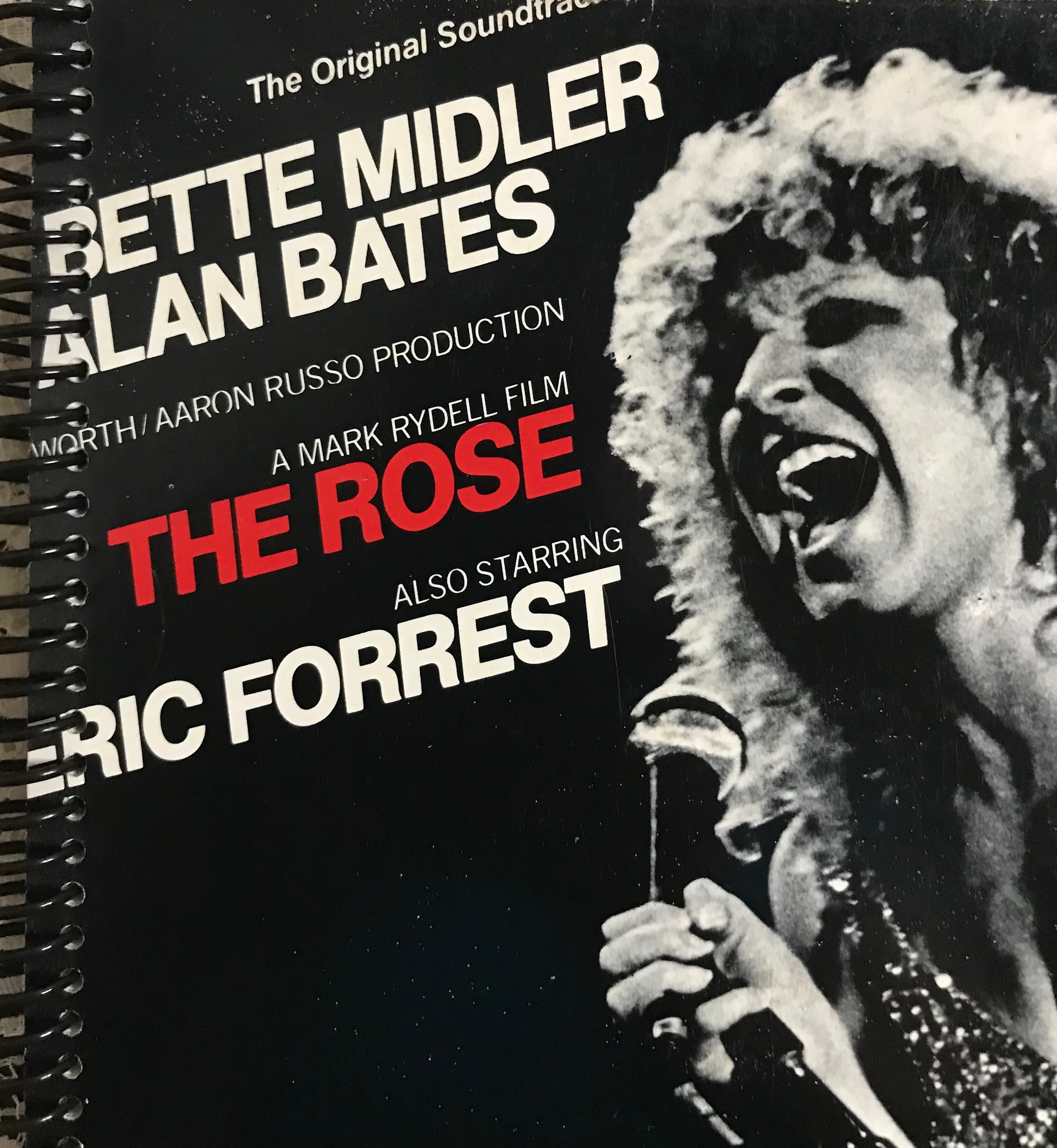 Bette Midler The Rose Album Cover Notebook