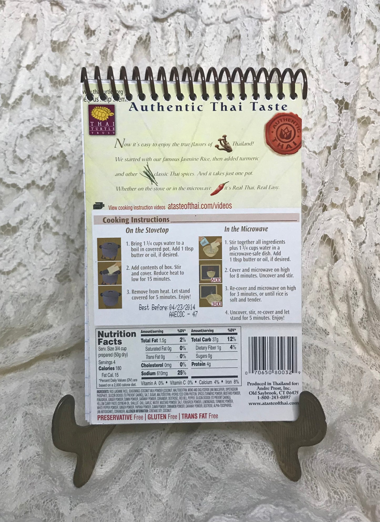 A Taste of Thai Spiral Notebook