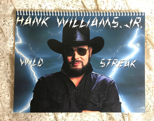 Hank Williams Jr. Album Cover Notebook