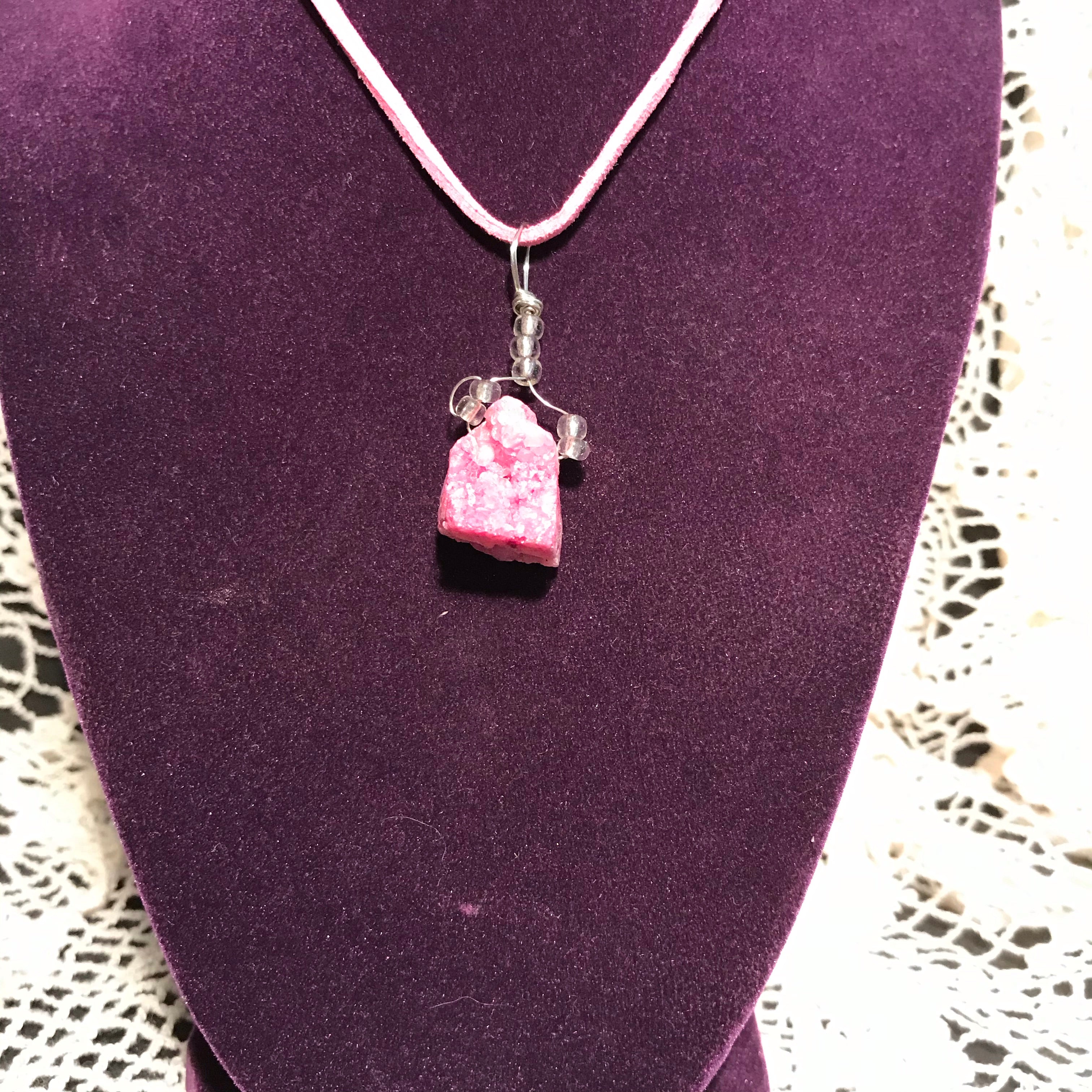 Pink Crystal Necklace