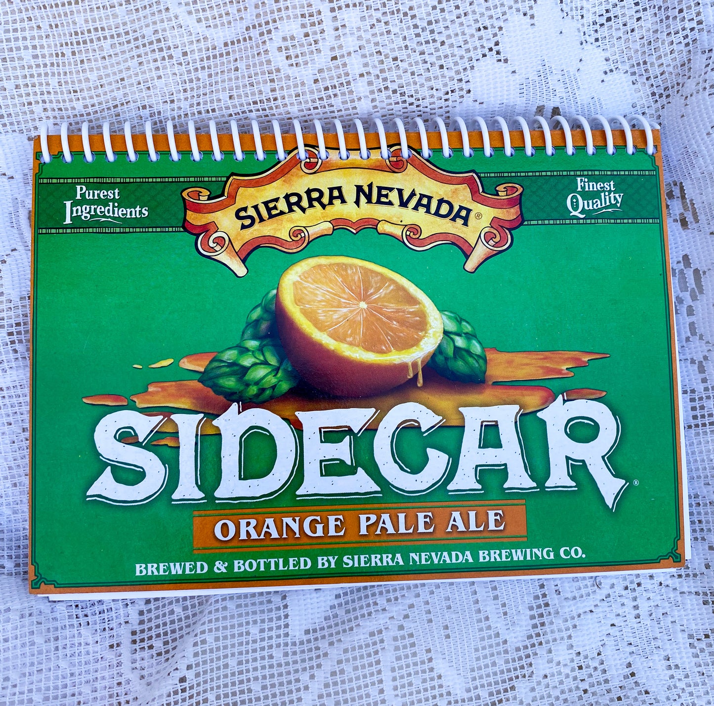 Sierra Nevada Sidecar Recycled Beer Carton Notebook