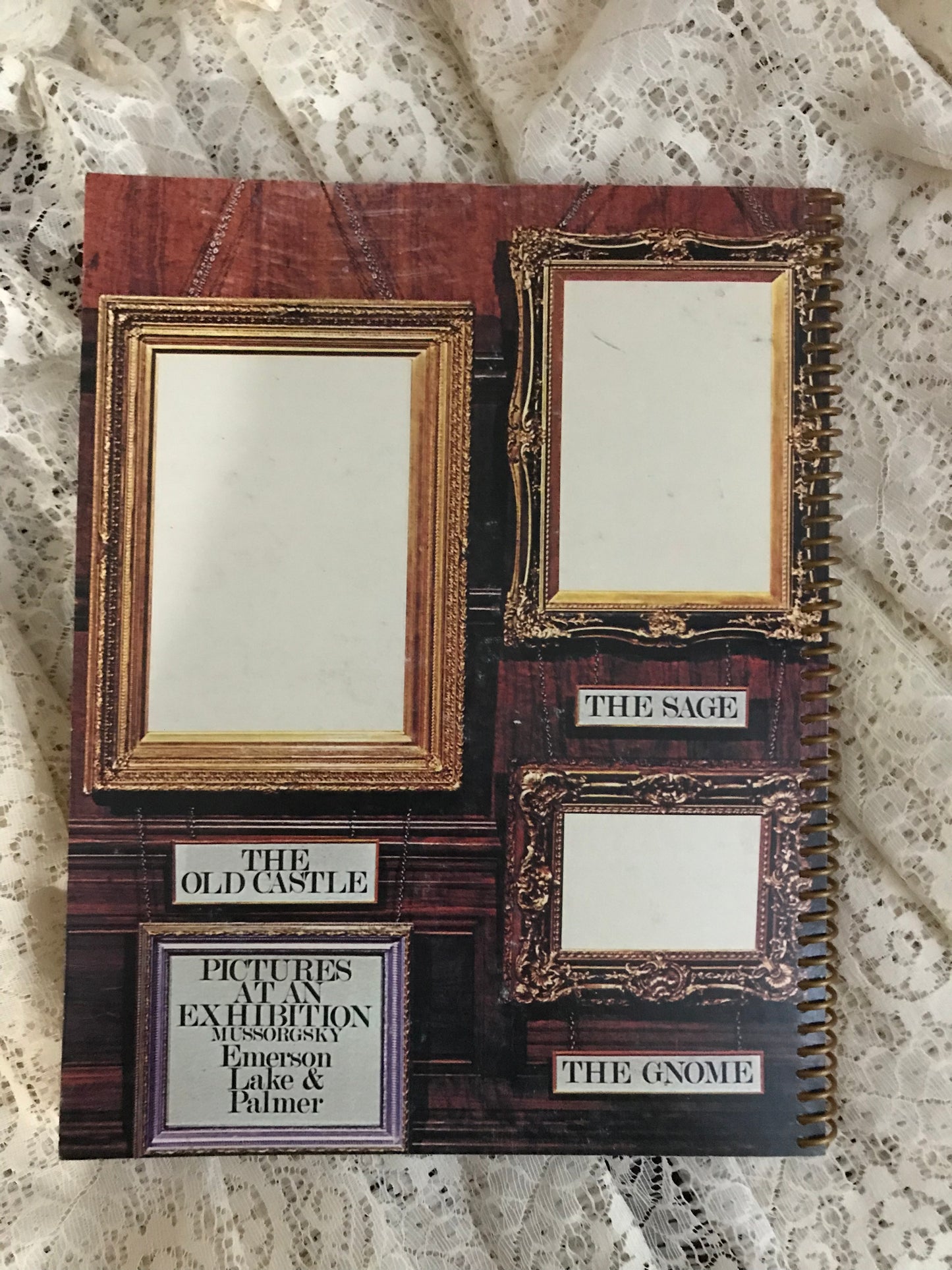 Emerson Lake and Palmer Pictures at an Exhibition Album Cover Notebook