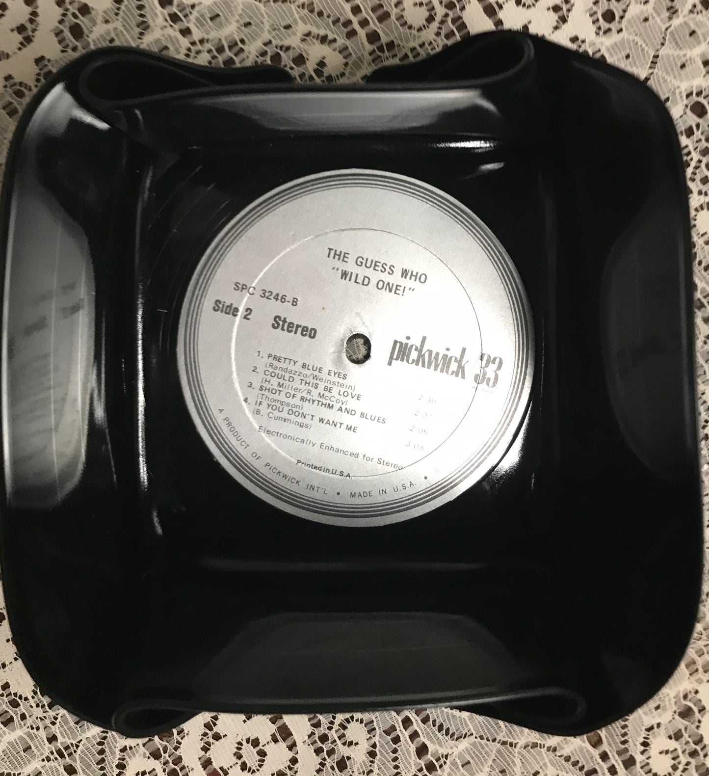 Record Bowl The Guess Who…Wild One