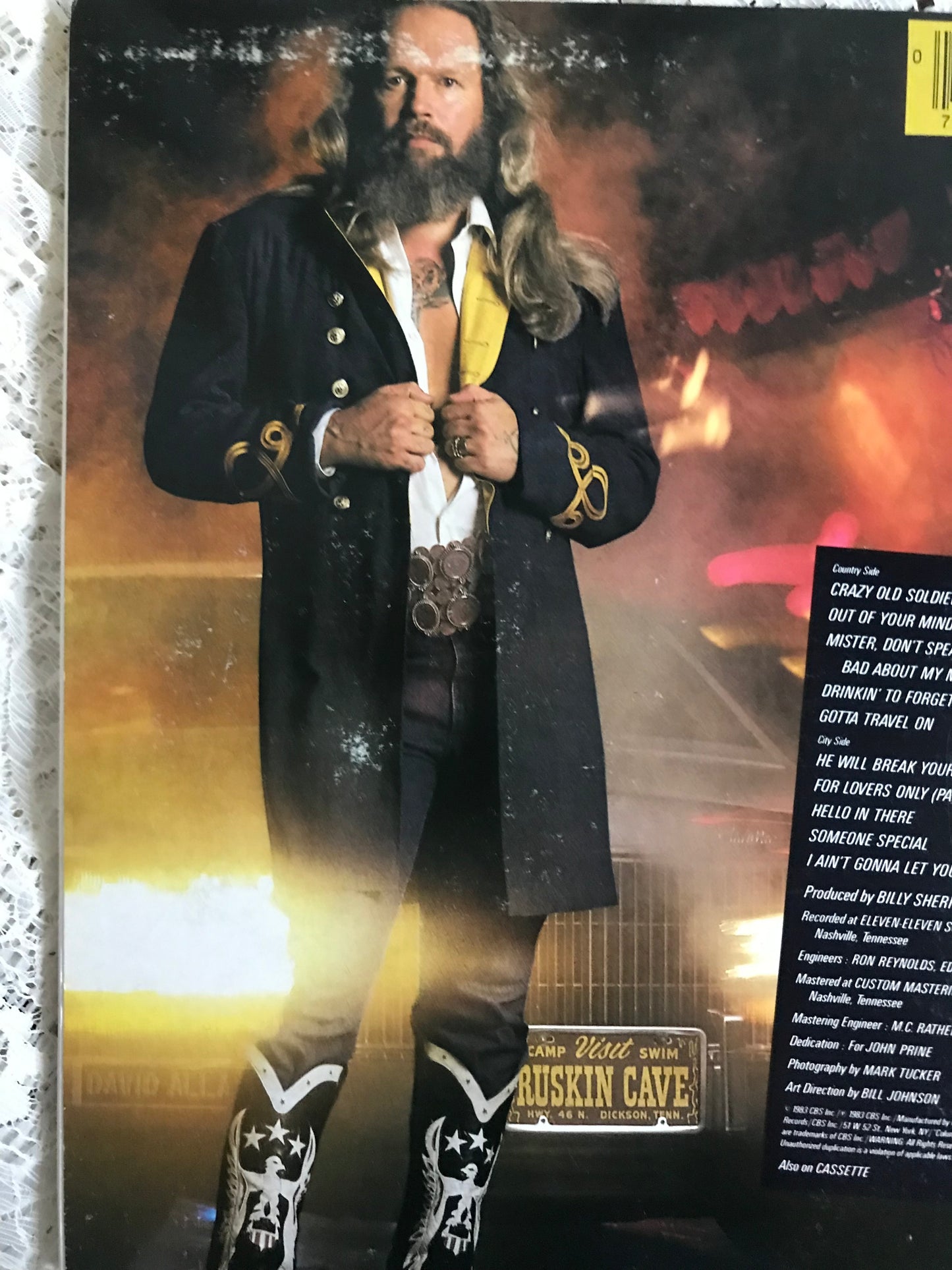 David Allan Coe Album Cover Notebook