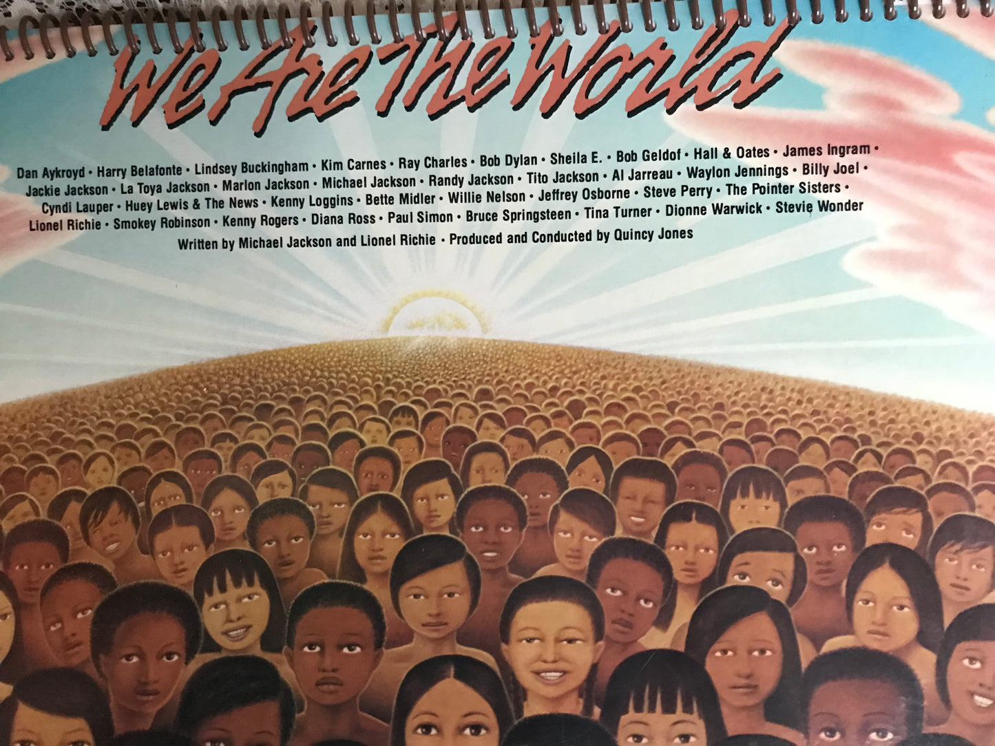 We Are The World Album Cover Notebook