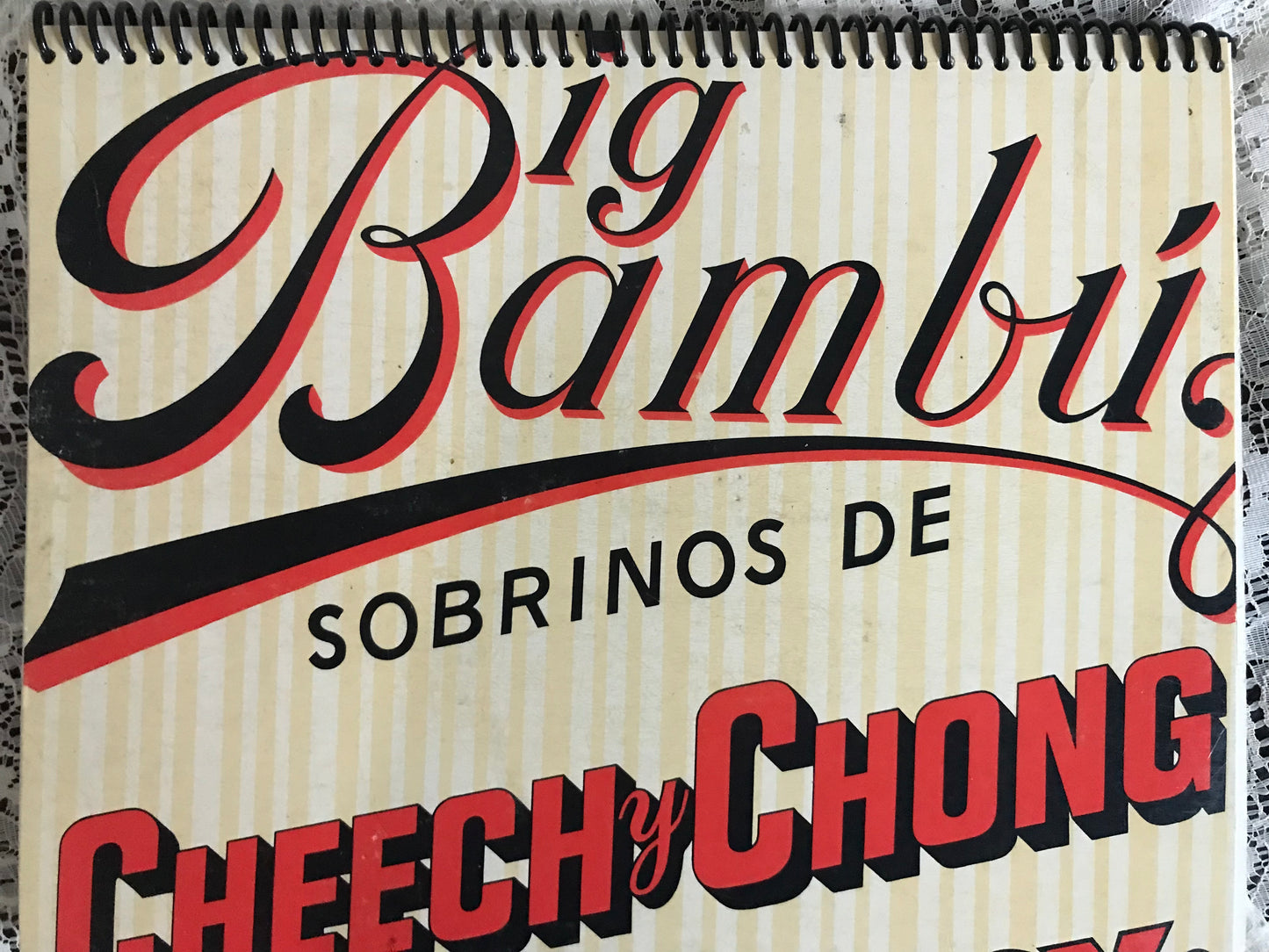 Cheech and Chong Big Bambu Album Cover Notebook