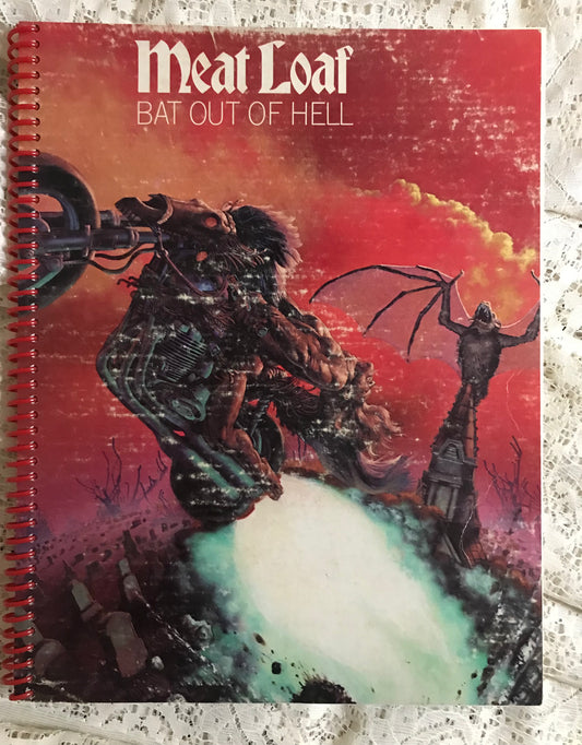 Meatloaf Bat Out Of Hell Album Cover Notebook