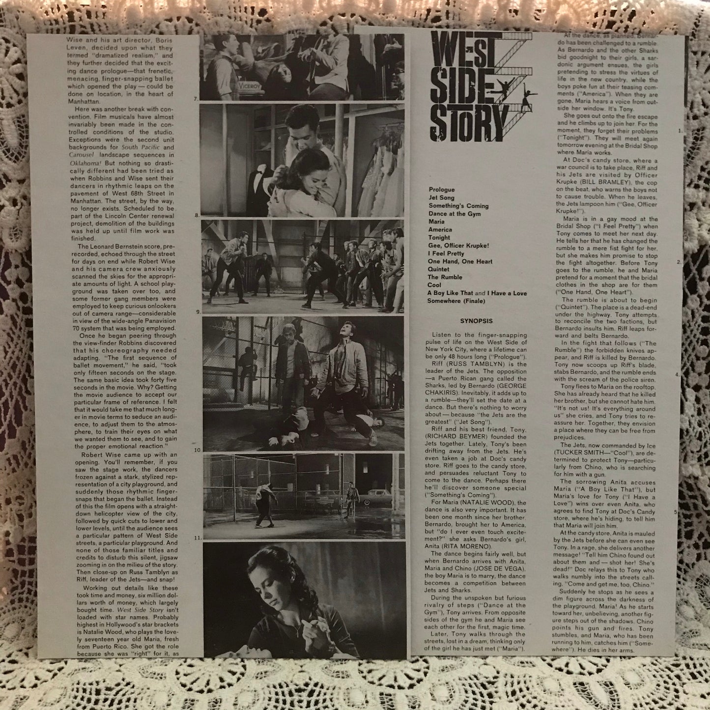 West Side Story Recycled Album Cover Notebook
