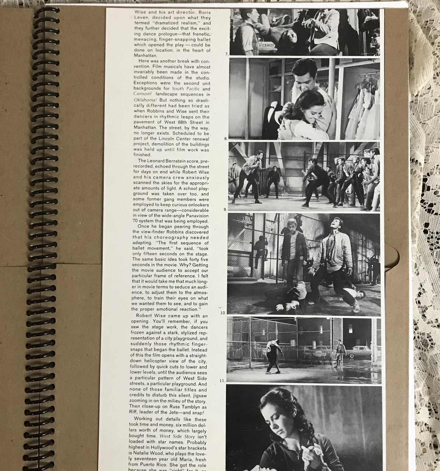 West Side Story Recycled Album Cover Notebook