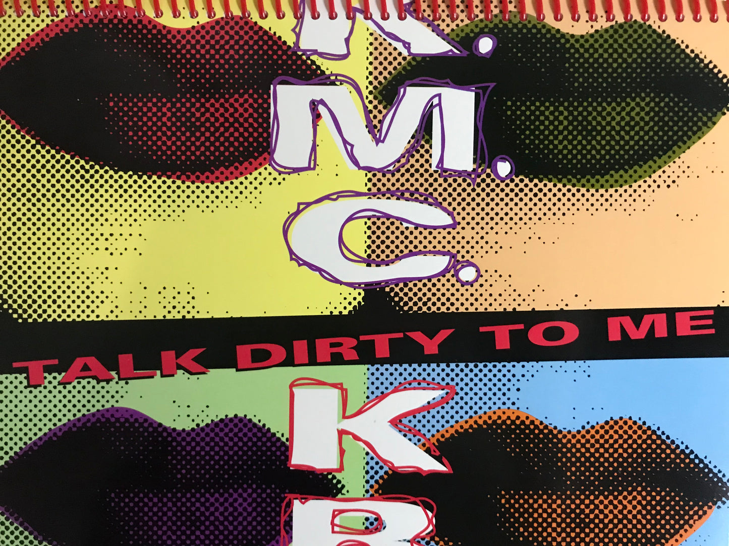 KMC KRC Talk Dirty to Me Album Cover Notebook