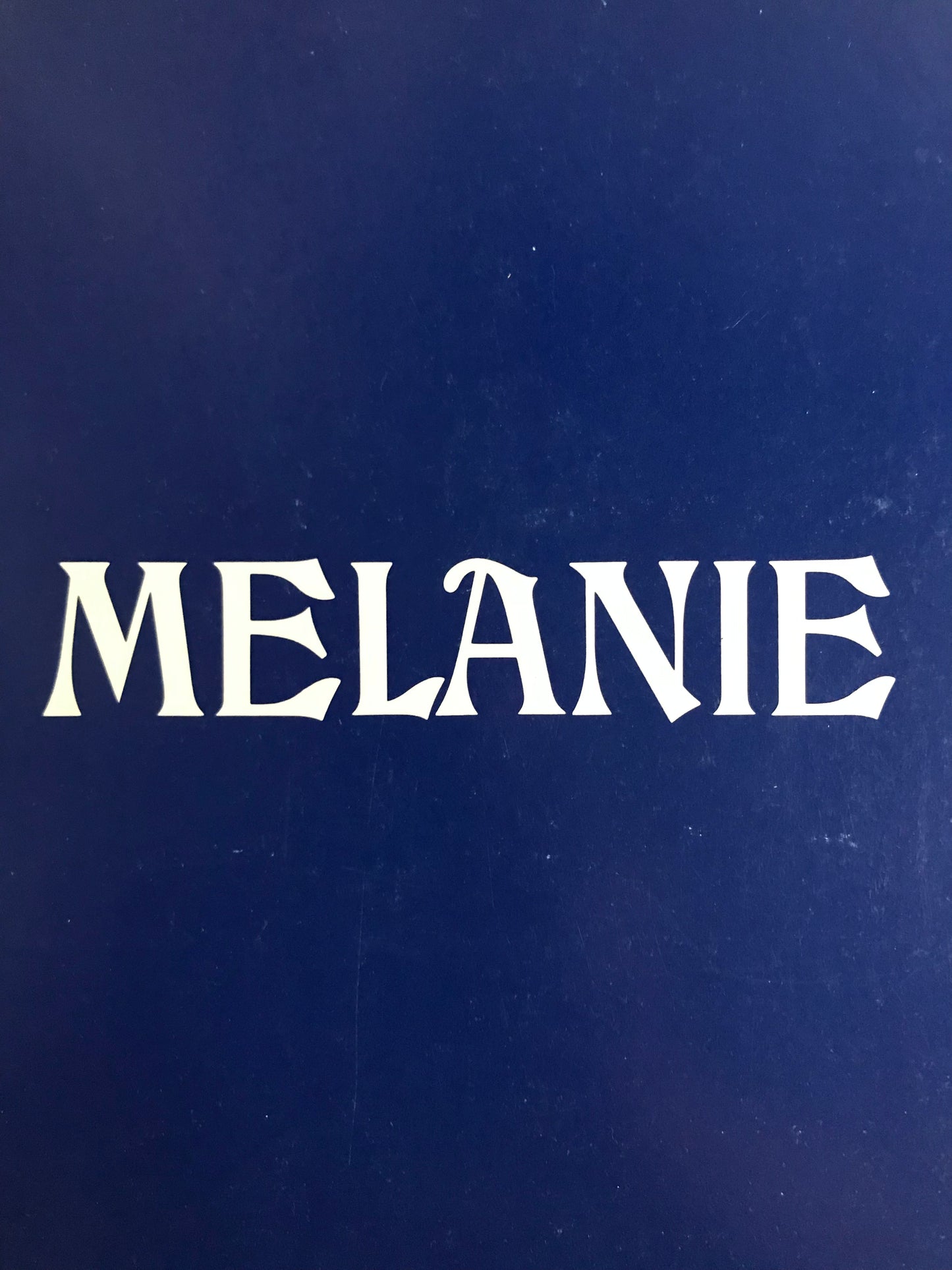 Melanie Album Cover Notebook