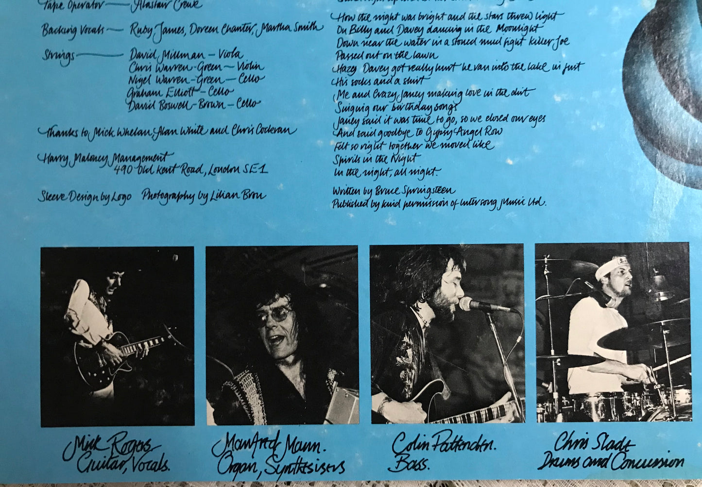 Manfred Mann Nightingales and Bombers Album Cover Notebook