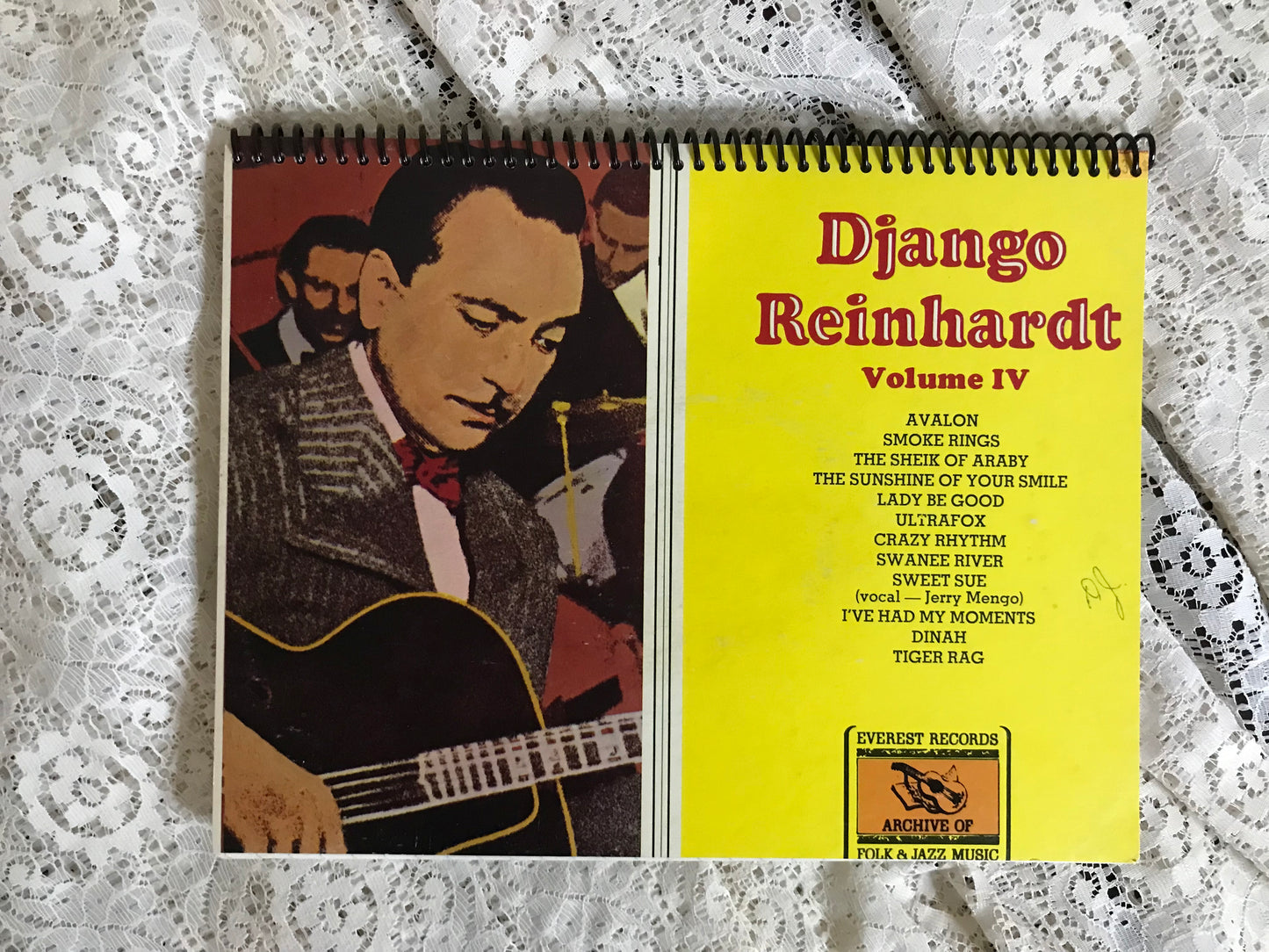 Django Reinhardt Album Cover Notebook
