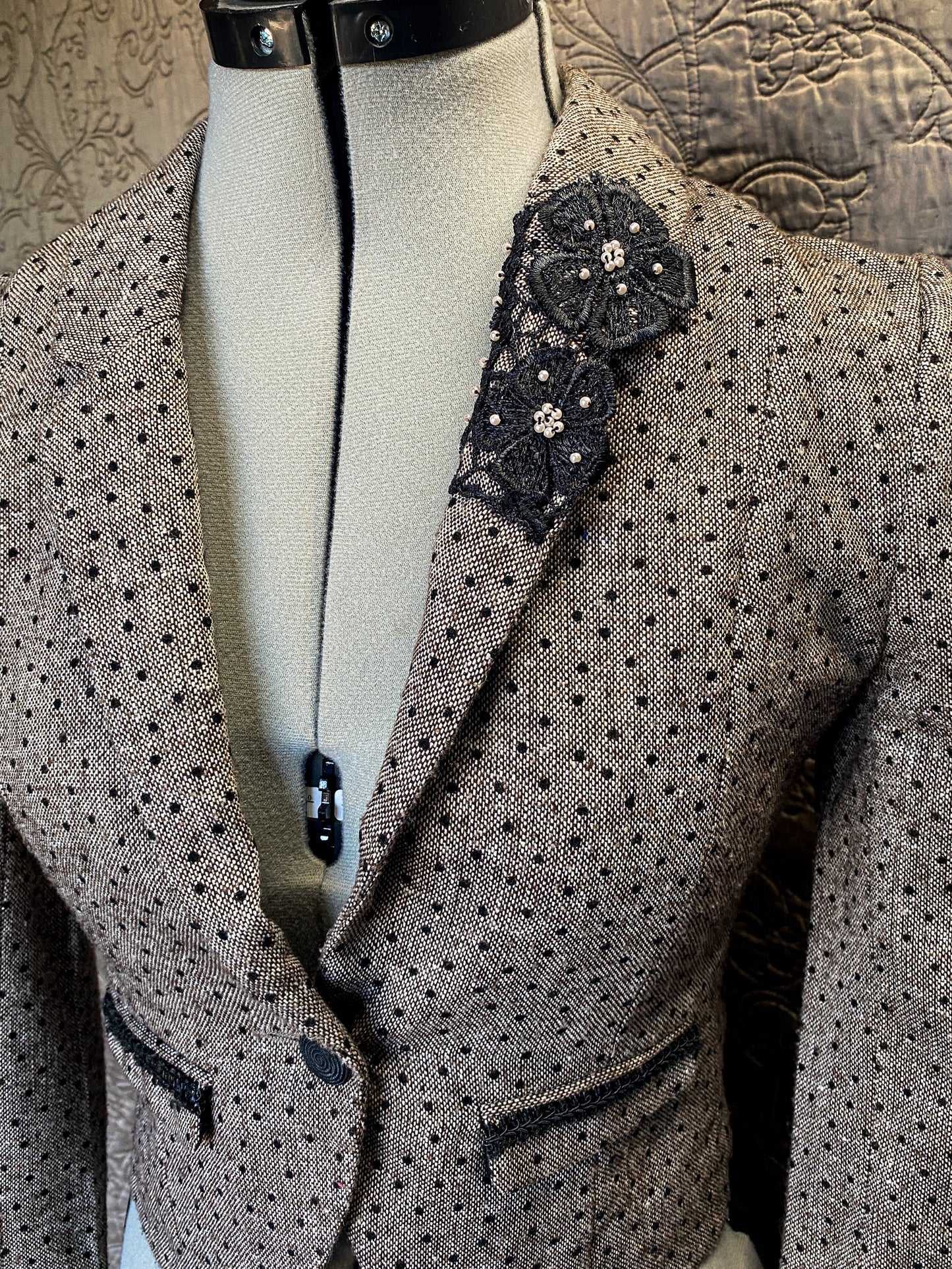 Jacket With Lace Skirt- X-SMALL