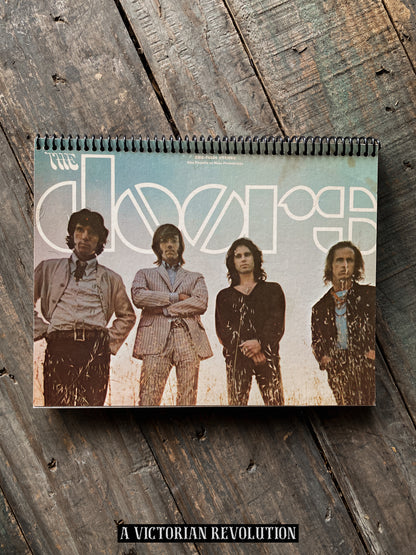 The Doors - Waiting For the Sun - 1968 - Elektra Records - Psychedelic Rock - Salvaged + Upcycled Vinyl LP Record Album Cover Notebook