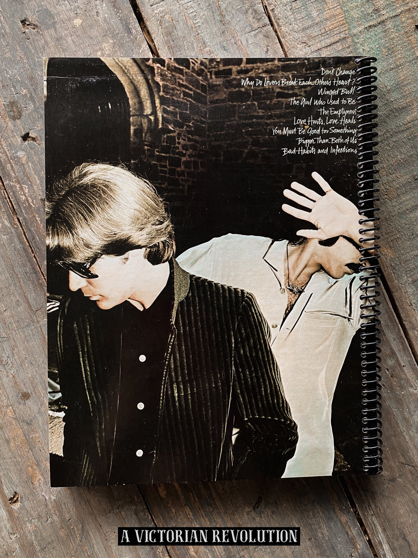 Daryl Hall and John Oates - Beauty on a Back Street - 1977 - RCA Records - Rock / Soul - Salvaged + Upcycled Vinyl LP Record Album Cover Notebook