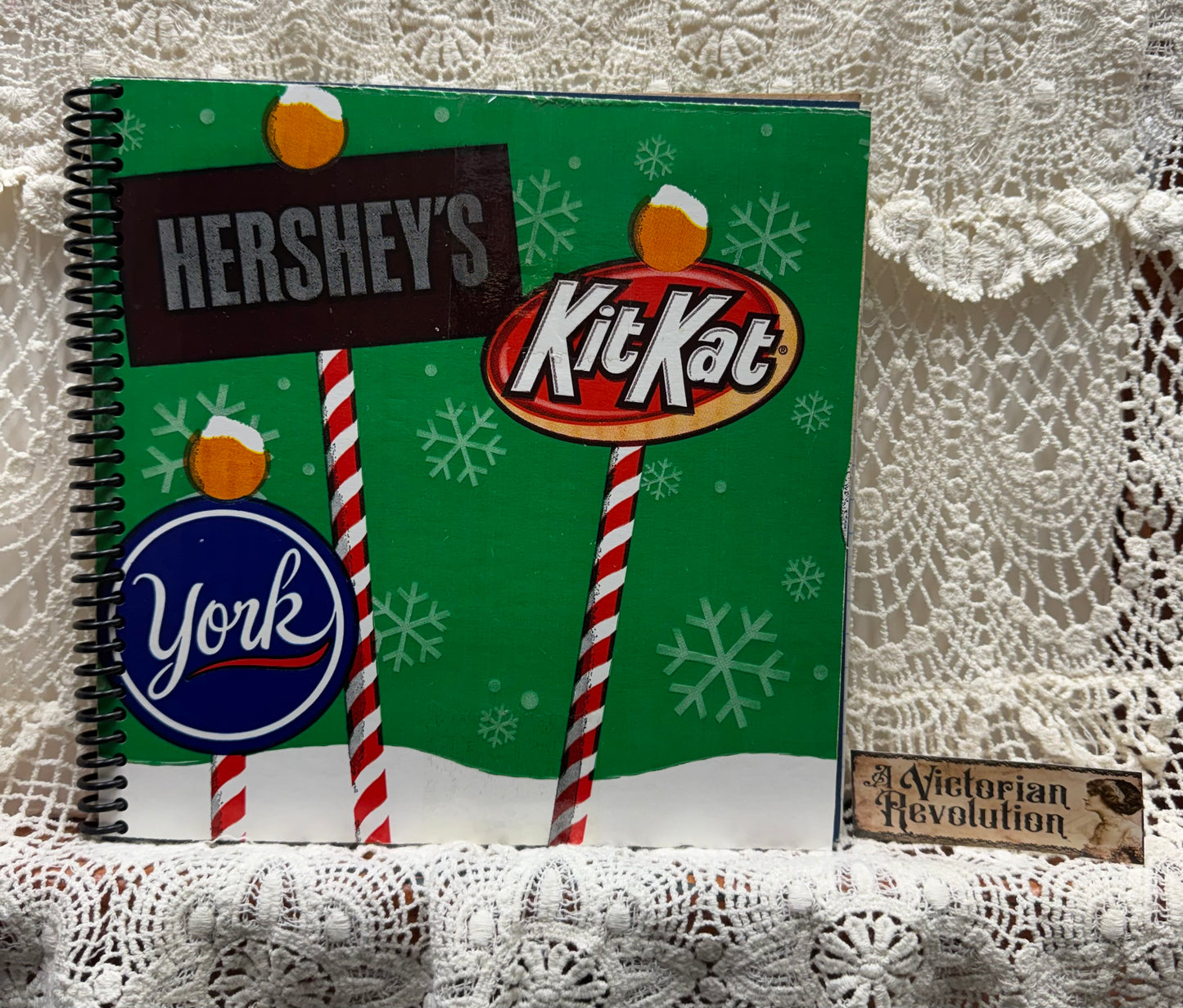 Hersheys Holiday Spiral Notebook