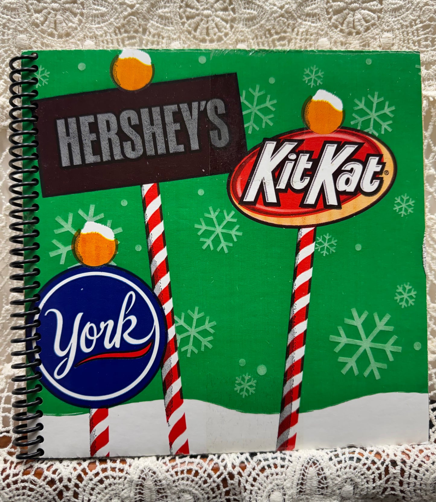 Hersheys Holiday Spiral Notebook