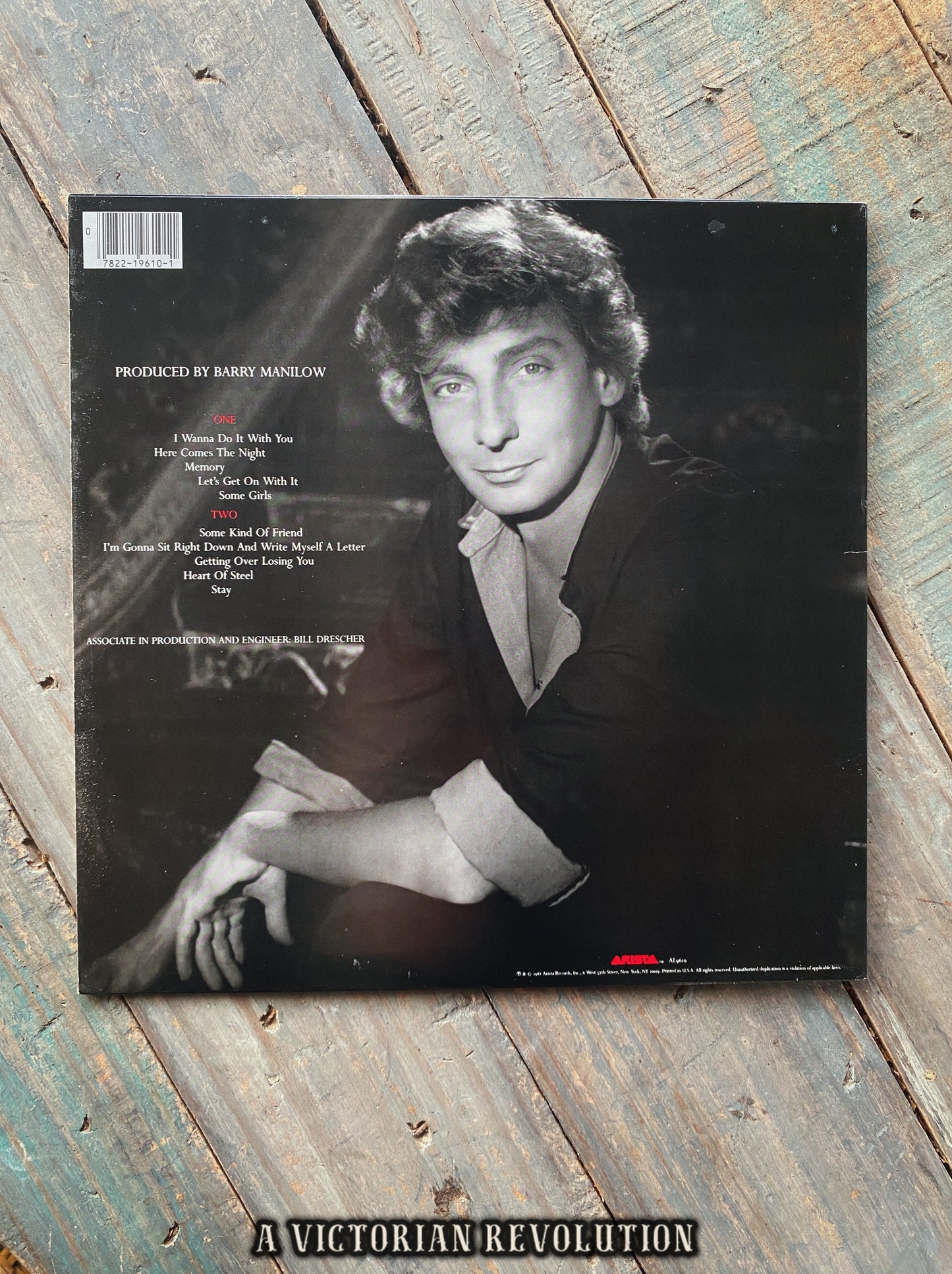 Barry Manilow - Here Comes the Night - 1982 - Arista - Pop/Soft Rock - Vinyl LP Record Album - Used
