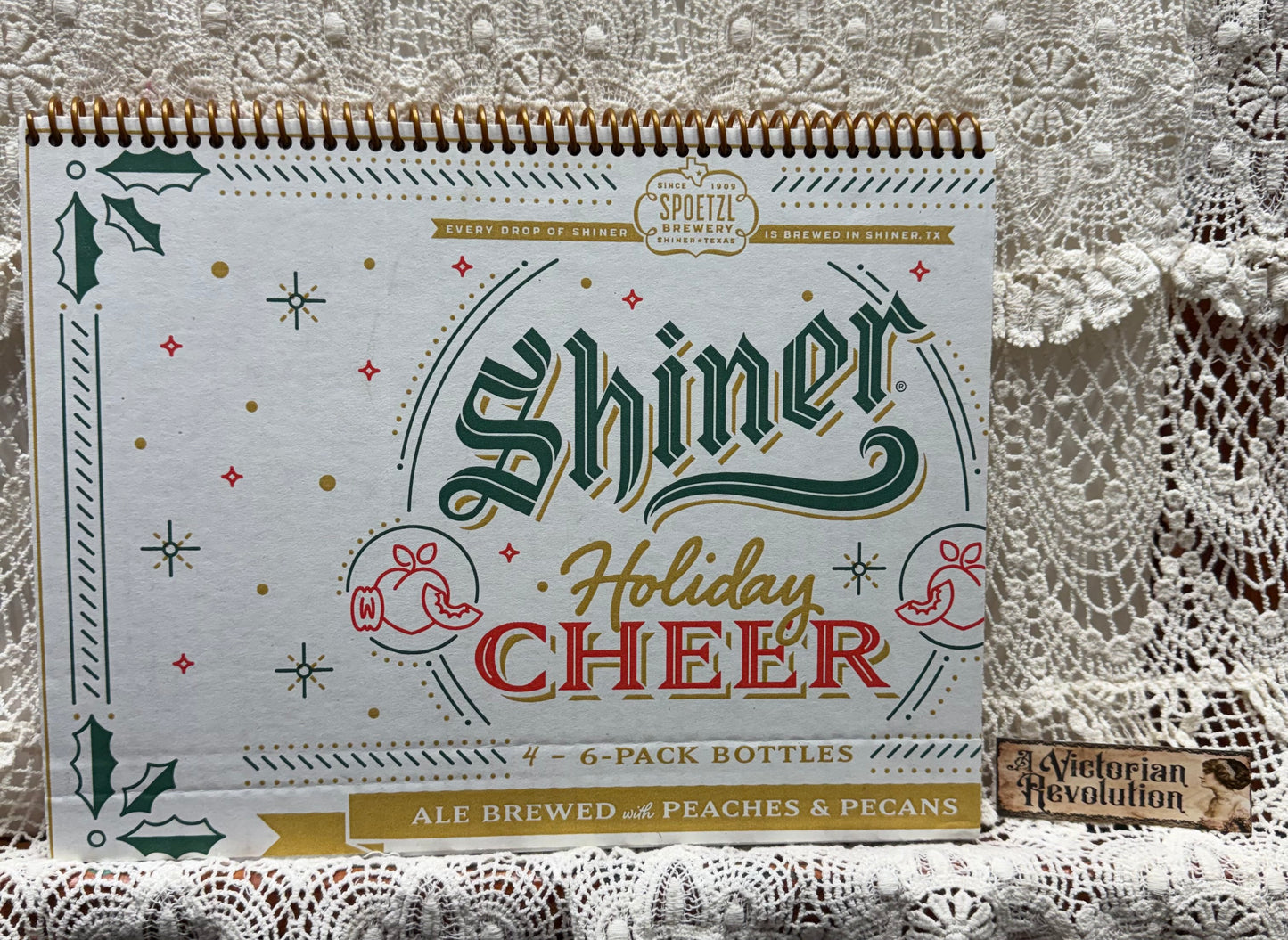 Shiner Holiday Cheer Spiral Notebook