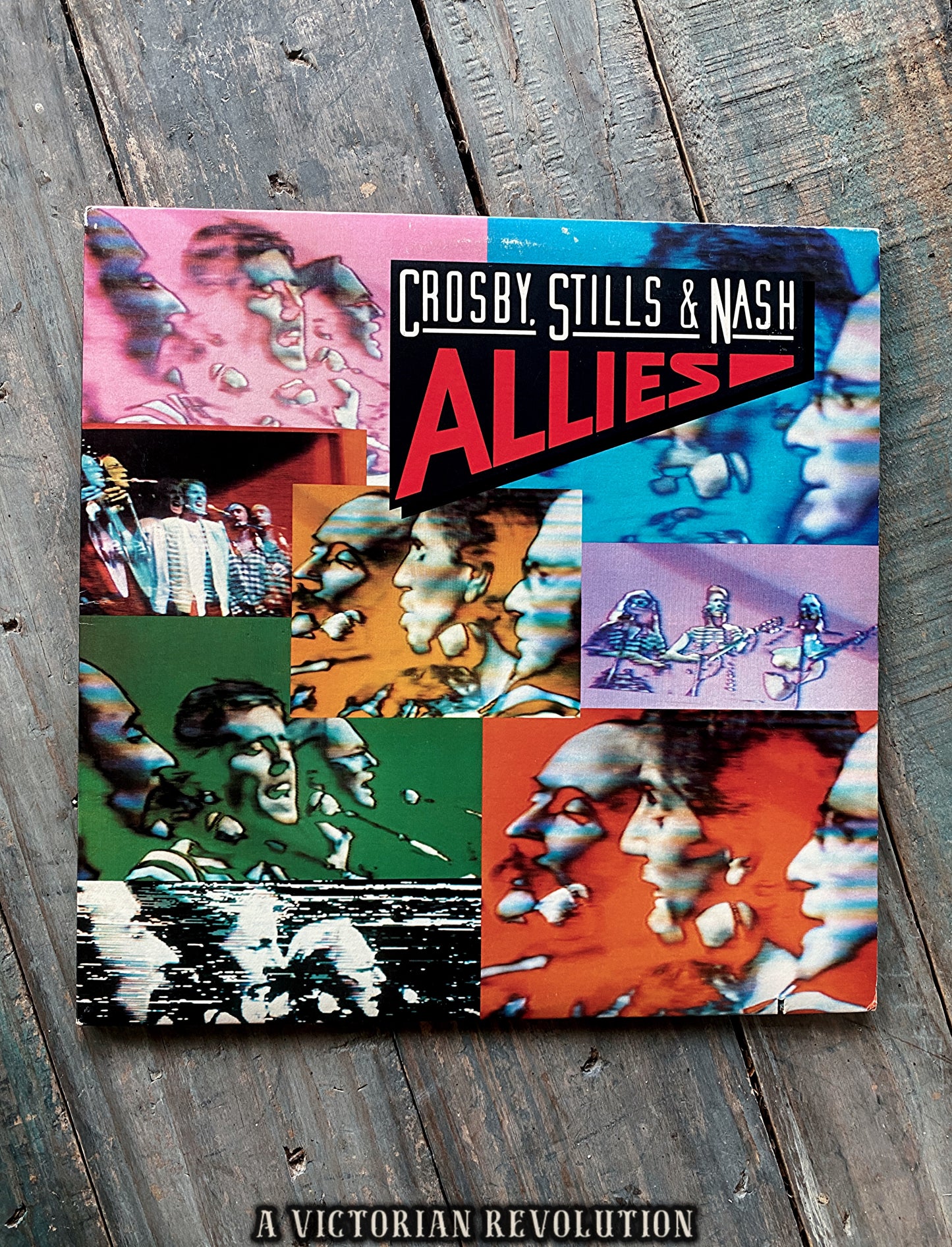 Crosby, Stills & Nash - Allies - 1983 - Atlantic Records - Rock - Vinyl LP - Used