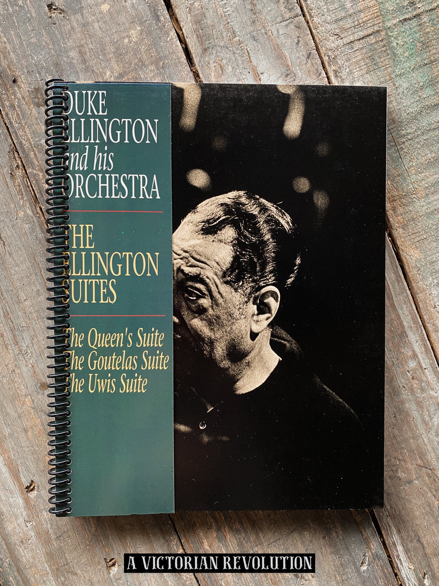 Duke Ellington and his Orchestra - The Ellington Suites (1976) - Pablo Records - Jazz - Salvaged + Upcycled Vinyl LP Record Album Cover Notebook
