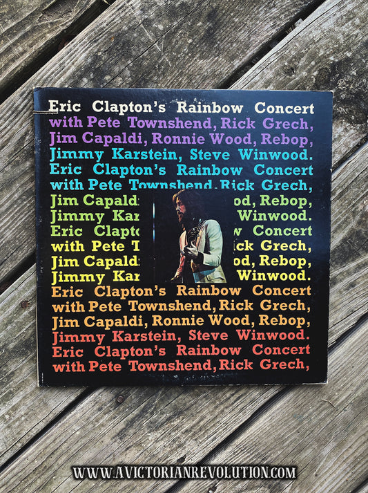 Eric Clapton - Eric Clapton's Rainbow Concert - 1973 - RSO Records - Rock - Vinyl LP Record Album - Used