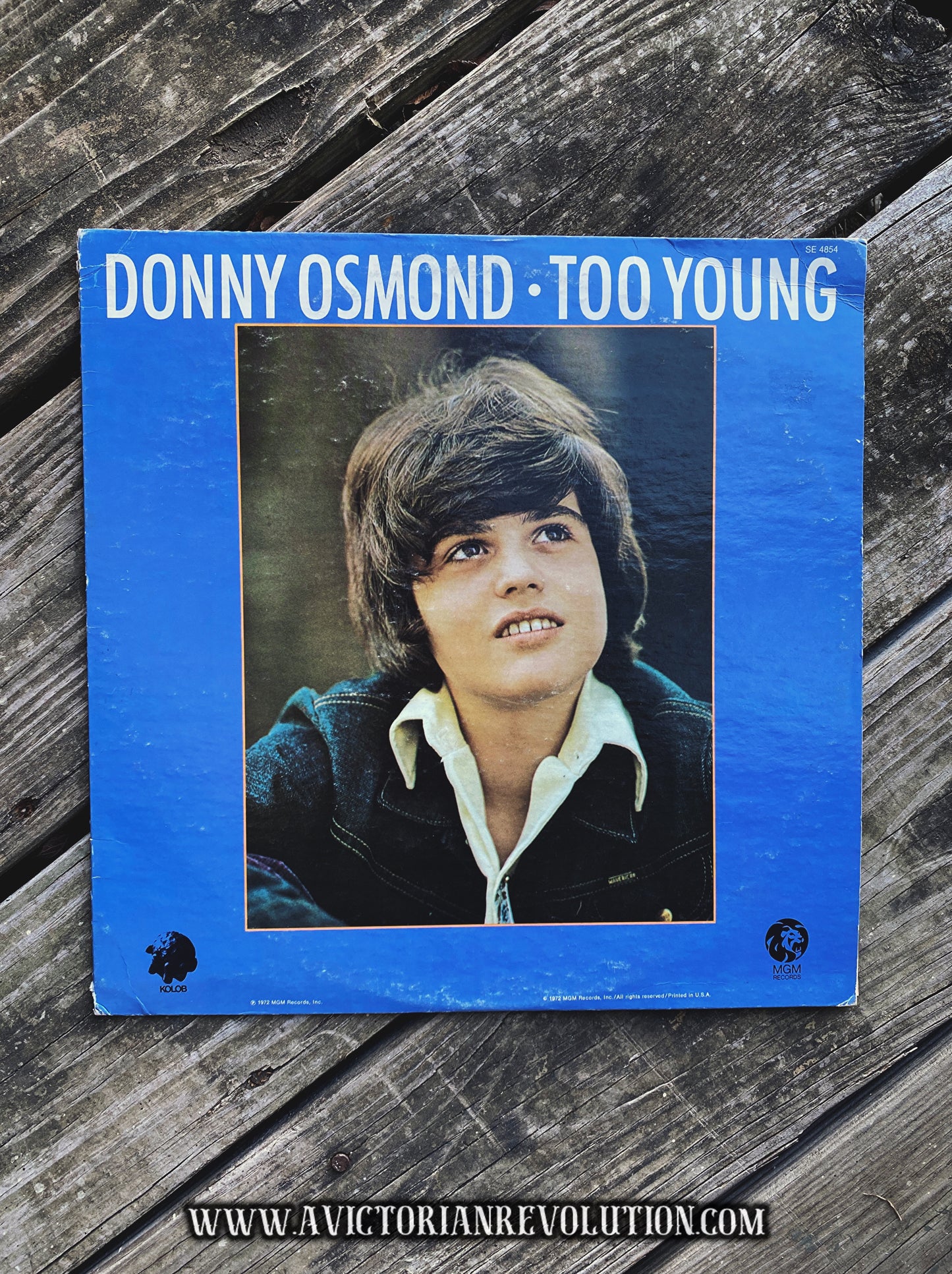 Donny Osmond - Too Young - 1972 - MGM Records - Pop / Rock - Vinyl LP Record Album - Used