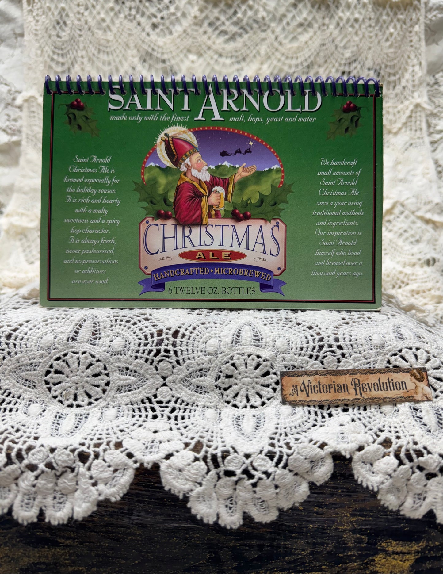 Saint Arnold Christmas IPA Spiral Notebook