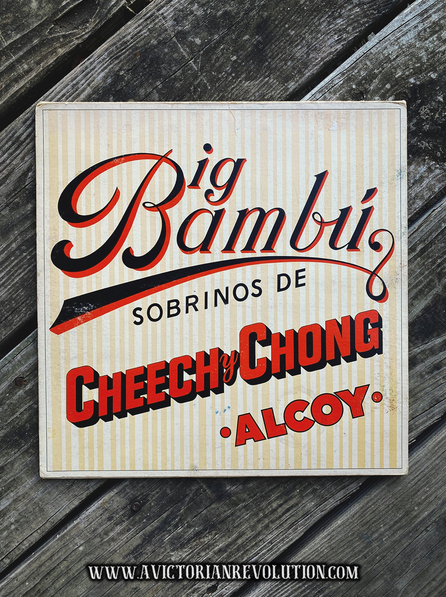 Cheech & Chong - Big Bambú - 1972 - Ode Records - Comedy - Vinyl LP - Used