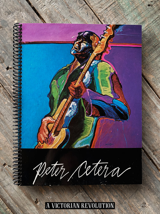 Peter Cetera - Solitude/Solitaire - 1986 - Warner Bros. Records - Rock/Pop - Salvaged + Upcycled Vinyl LP Record Album Cover Notebook