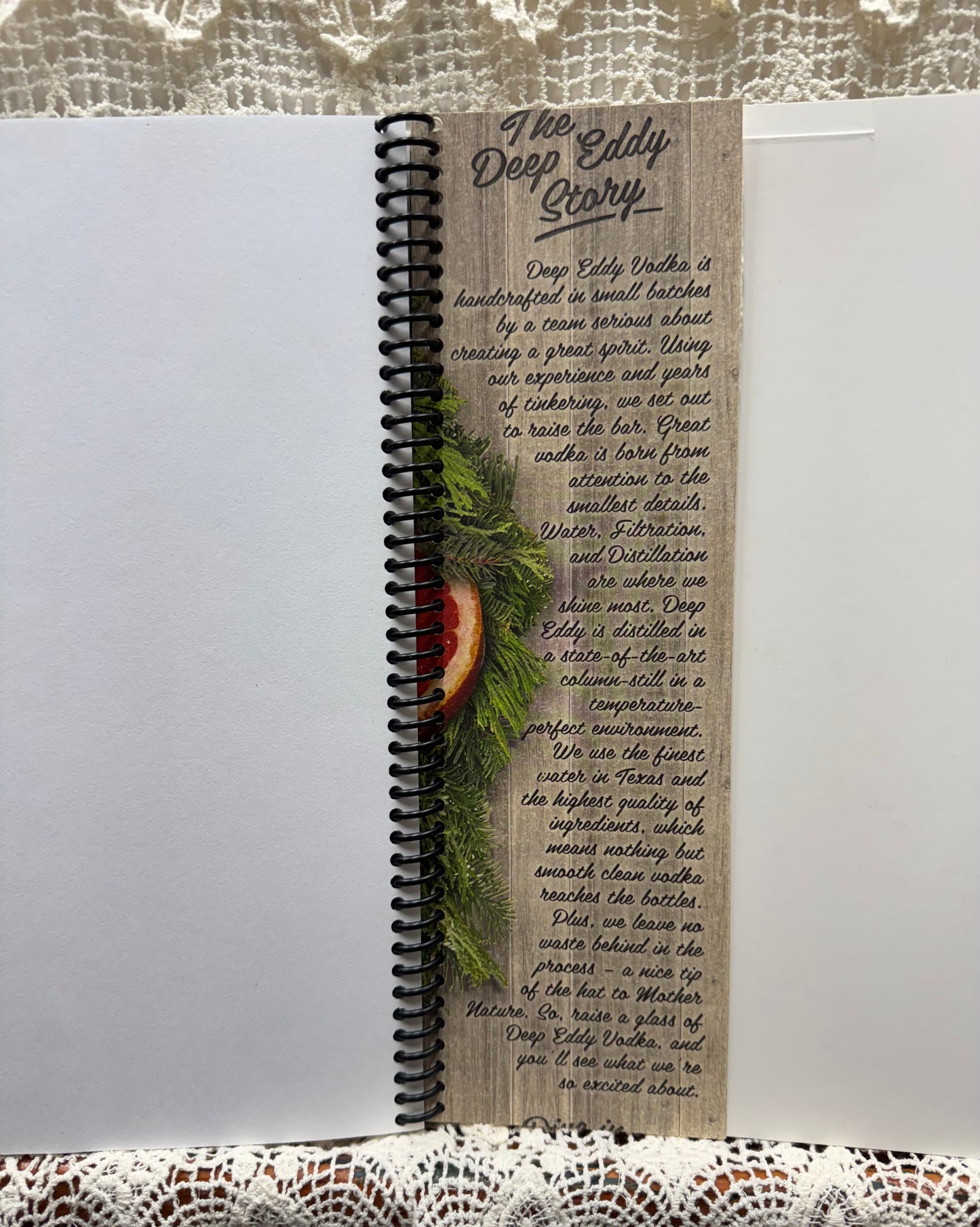 Deep Eddy Vodka Spiral Notebook