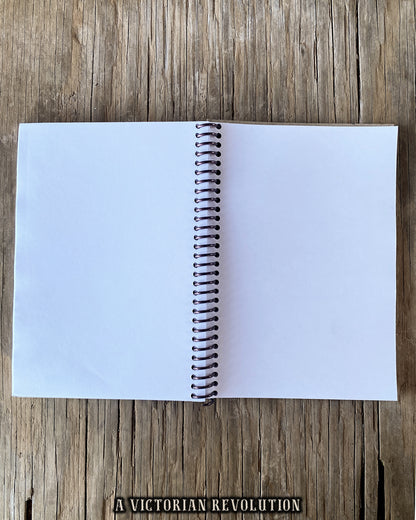 Upcycled Suzie's Naan Crackers Handmade Spiral Notebook - Cilantro Garlic + Green Chile Foodie Journal - Eco-Friendly Recycled Stationery Gift for a Vegan or Vegetarian