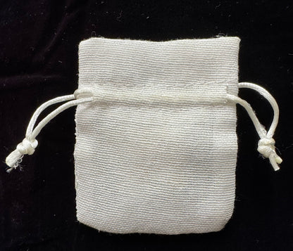 Drawstring Bag with Doilie