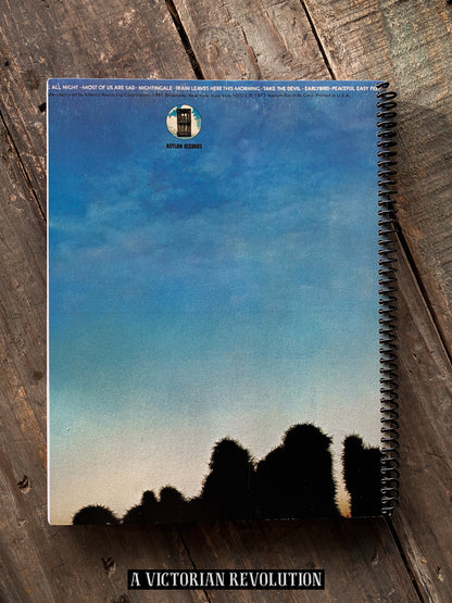 Eagles - Self-Titled - 1972 - Asylum Records - Rock/Country Rock - Salvaged + Upcycled Vinyl LP Record Album Cover Notebook