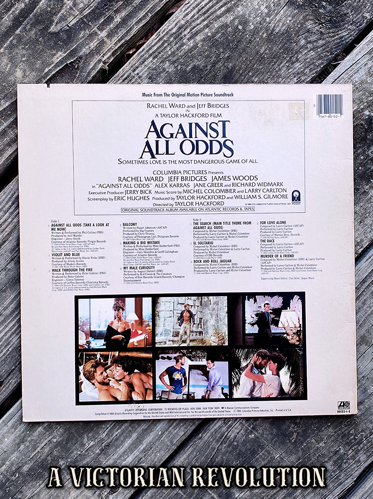 Against All Odds (Music From The Original Motion Picture Soundtrack) - 1984 - Vinyl LP/Record Album -Used