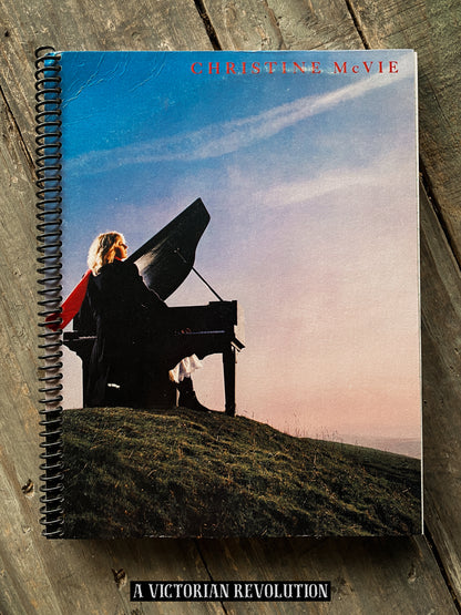 Christine McVie - Self-Titled - 1984 - Warner Bros. Records - Rock / Pop - Salvaged + Upcycled Vinyl LP Record Album Cover Notebook